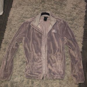 Fuzzy North Face Jacket